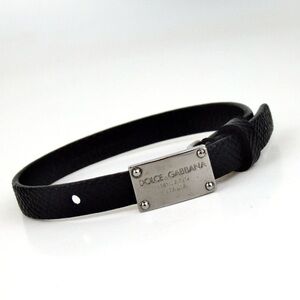 Dolce & Gabbana Leather Bracelet Unisex
